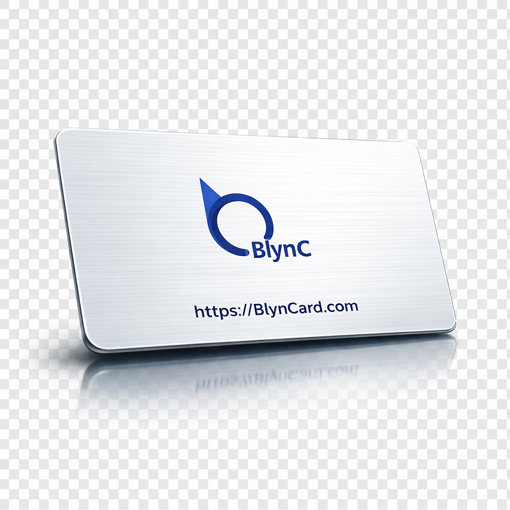 Silver BlynCard design